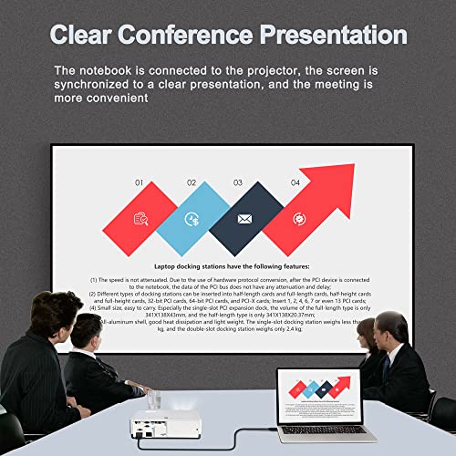 Herfair USB-C to VGA Adapter, 1080P, 1m