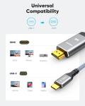 Highwings 4K USB-C to HDMI Cable, 1.8m