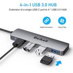 Beikell USB-C 4-Port Hub - Ultra Slim Aluminum