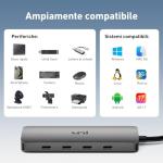 Uni USB C Hub 10Gbps with 4 Ports