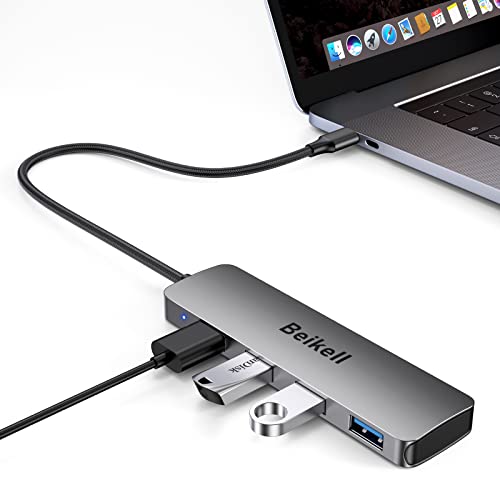 Beikell USB-C 4-Port Hub - Ultra Slim Aluminum