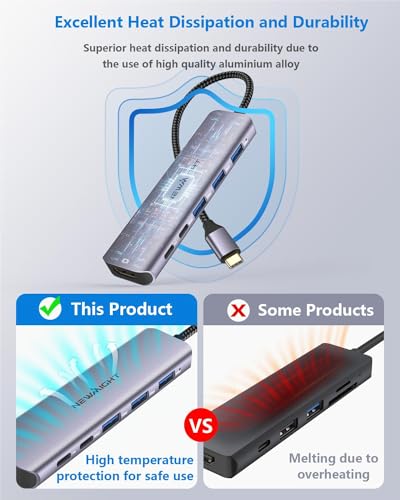 Newmight 6-in-1 USB-C Hub with 4K HDMI