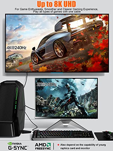 2m USB-C to DisplayPort Cable - 8K/5K/4K