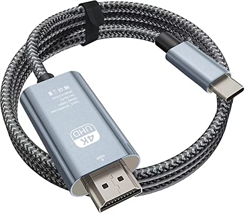 4K USB-C to HDMI Cable, 2M Braided Adapter