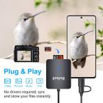Beikell 4-in-1 USB & USB-C Card Reader