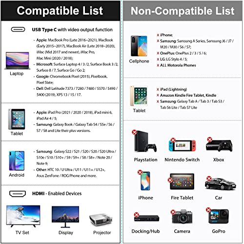 USB C to HDMI Cable 4K@60Hz 2M Braided