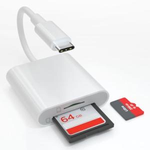 USB-C SD Card Reader for iPhone & Devices