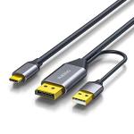 6.6ft 4K DisplayPort to USB-C Cable