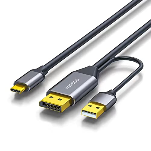 4K DisplayPort to USB-C Cable 6.6ft