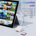 USB-C SD Card Reader for iPhone & Devices