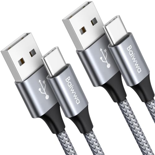 Baiwwa 1m USB-A to USB-C Fast Charging Cable