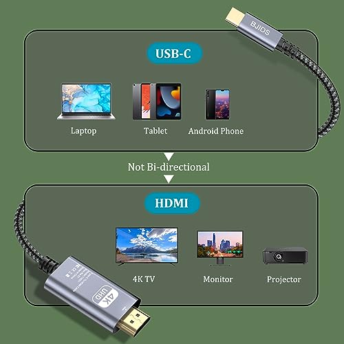 2M USB-C to HDMI Cable 4K@60Hz
