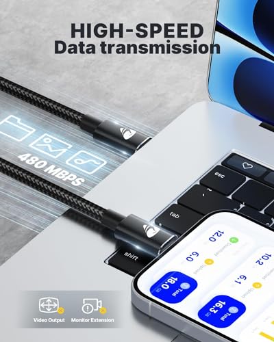 2M USB-C to USB-C Fast Charging Cable 100W