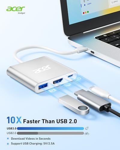 Acer 3-in-1 USB-C Hub with 4K HDMI