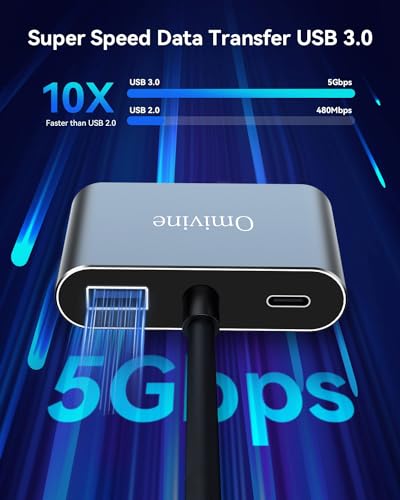 4-in-1 USB-C Hub: HDMI, VGA, USB 3.0