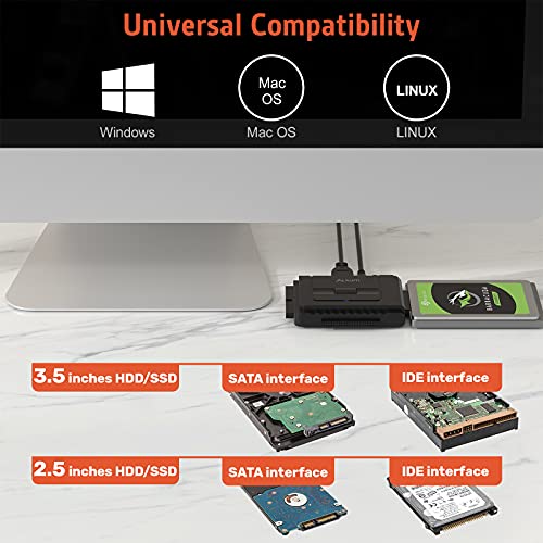 Alxum USB-C IDE to SATA Adapter for HDD/SSD