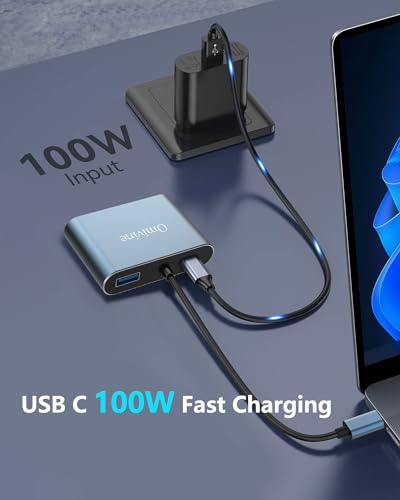 4-in-1 USB-C Hub: HDMI, VGA, USB 3.0