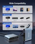 4-in-1 USB-C Hub: HDMI, VGA, USB 3.0