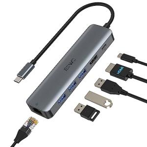 JESWO USB C Multiport Adapter Hub with 4K HDMI