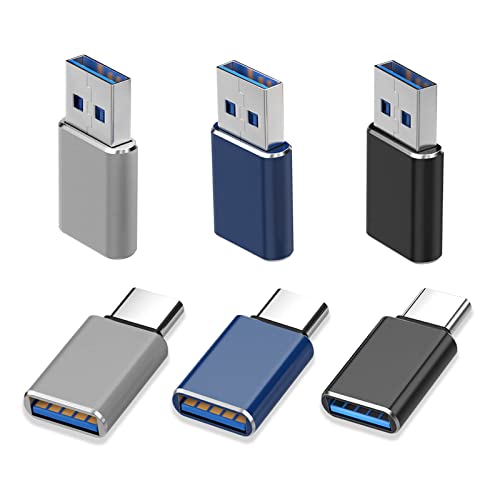 6-Pack USB-C to USB Adapter Set