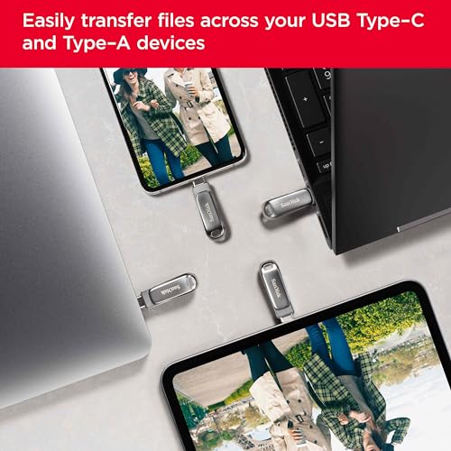 SanDisk 512GB Ultra Dual Drive Luxe USB-C Flash Drive