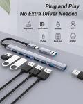 7-Port USB-C Hub with Aluminum Design