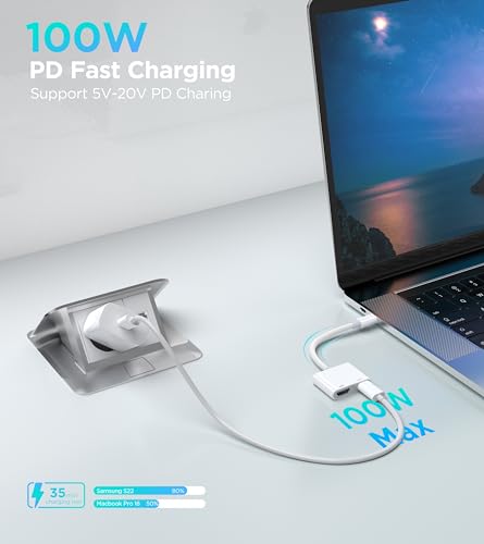 USB-C to HDMI Adapter for 4K Video Output