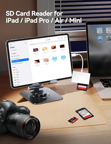USB-C SD Card Reader with Triple Port Adapter
