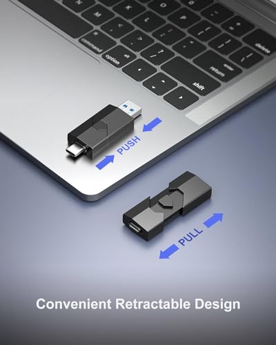 Vansuny 128GB Dual USB C Flash Drive