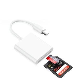 USB C SD Card Reader with Dual Ports