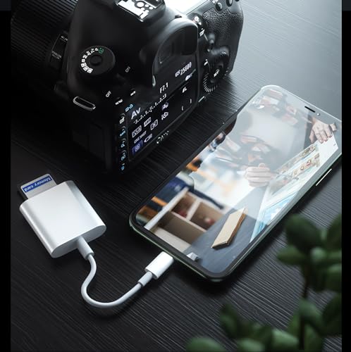 USB C SD Card Reader with Dual Ports