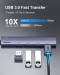 Aceele Aluminum USB-C Hub with 4 Ports