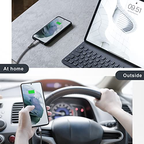 RAVIAD USB-C Fast Charging Cable 3-Pack