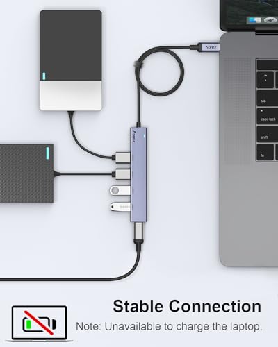 Aceele Aluminum USB-C Hub with 4 Ports