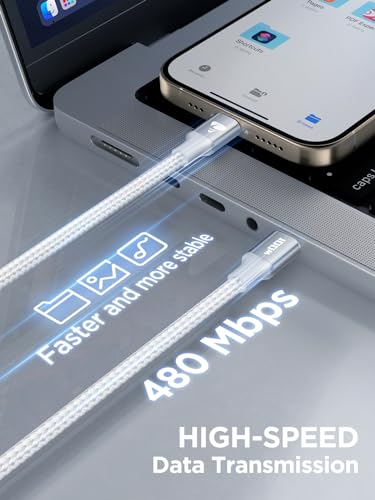 2M USB-C to USB-C Charger Cable 2-Pack