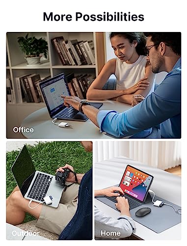 4-in-1 USB C SD Card Reader & Hub