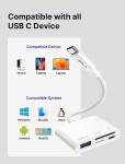 4-in-1 USB C SD Card Reader & Hub