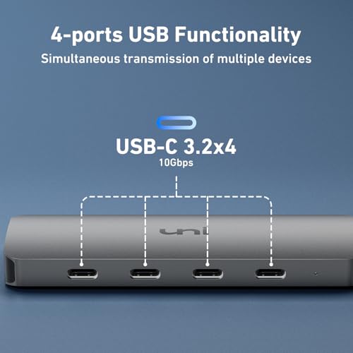 Uni USB C Hub 10Gbps with 4 Ports