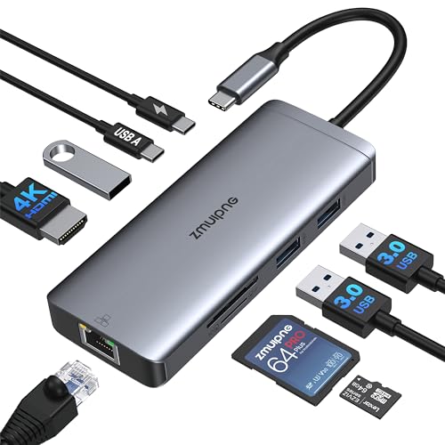 9-in-1 USB-C Hub Adapter for Laptops