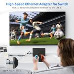 USB-C to Ethernet Adapter - 1000 Mbps Gigabit LAN