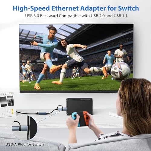 USB-C to Ethernet Adapter - 1000 Mbps Gigabit LAN