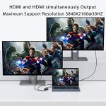 USB-C Dual HDMI Adapter for Multiple Monitors