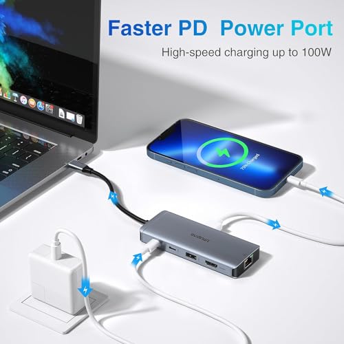 9-in-1 USB-C Hub Adapter for Laptops