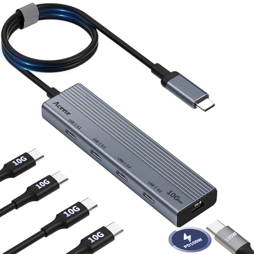 Aceele 5-in-1 USB-C Hub with 10Gbps Speed