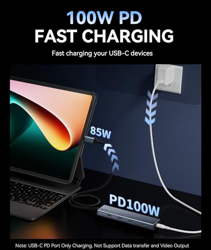 Aceele 10Gbps USB-C Hub with 4 Ports