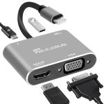 USB-C 4-in-1 HDMI VGA Adapter Hub