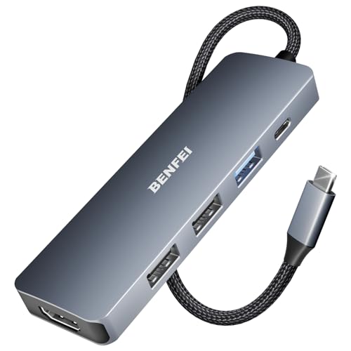 5-in-1 USB-C Hub with 4K HDMI & Power Delivery