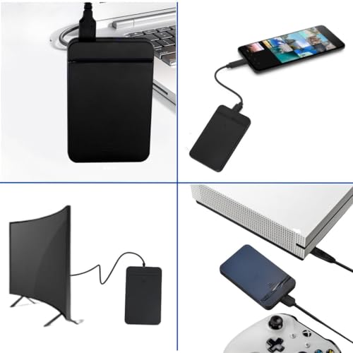 Ezekers 500GB Portable External Hard Drive - USB-C