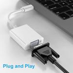 USB C to VGA Adapter for Thunderbolt 3 Devices
