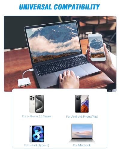 USB-C SD Card Reader with Charging Port
